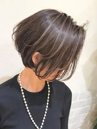 ショート カラー ✨大人ショート特化 /カットモデル/銀座のヘアスタイル