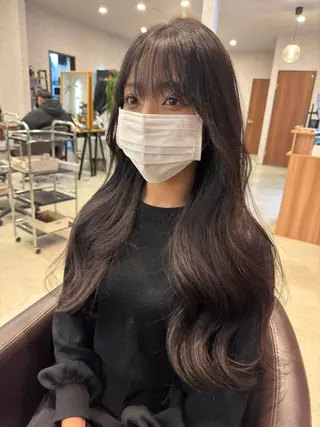 ロング 伊勢崎/似合せカット 🇰🇷KEIGO‪のヘアスタイル