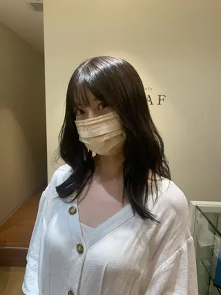 ロング カラー 全国1位🥇世界5位 小野田　礼花のヘアスタイル