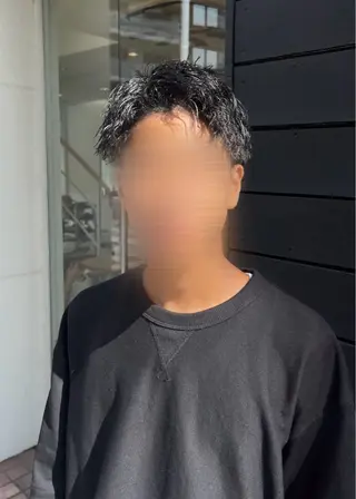 パーマ メンズ Ore🫧タナカマヤ /柔らかい質感カラーのヘアスタイル