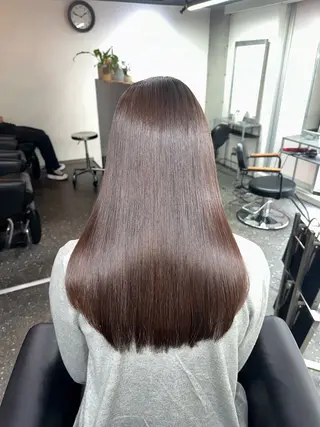 ロング パーマ 髪質改善⭐️縮毛矯正 中野⭐️Rinaのヘアスタイル