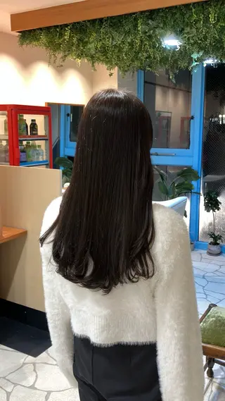 ロング カラー ヘアアレンジ 久野紗愛 【髪質改善　艶髪】のヘアスタイル