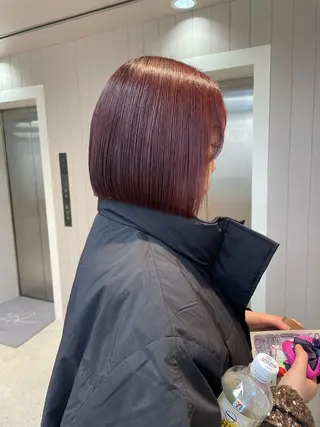 ショート 🤍RIRIKA /暖色カラー🧡のヘアスタイル