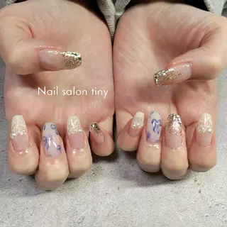 ネイル Nail salon tiny🩵のネイルデザイン