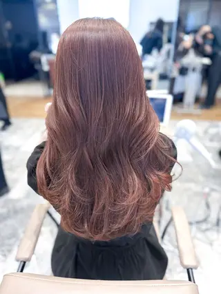 ロング カラー 顔周り/くびれヘア 韓国ヘア💕風間るなのヘアスタイル