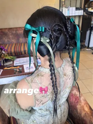 ロング ヘアアレンジ Lyhair🦊🎀 AKIのヘアスタイル