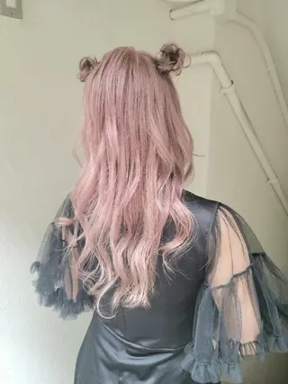 ロング 🇰🇷透明感×ハイ トーン🌟tomoのヘアスタイル