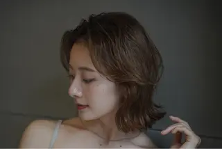 ミディアム カラー ㅤㅤㅤㅤㅤㅤㅤㅤㅤㅤ 彩衣のヘアスタイル