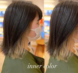 ミディアム カラー ヘアアレンジ 高橋胡桃🪽 ディレクターのヘアスタイル