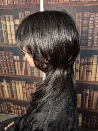 ミディアム 【西八王子】Siq  ●FM●オーナーのヘアスタイル