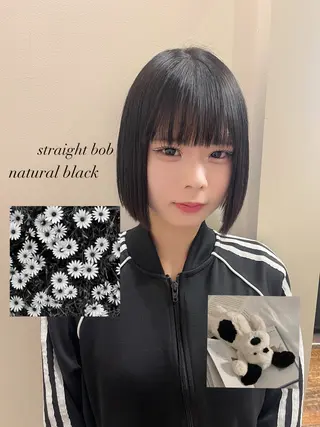 ショート 【美ボブ.艶カラー. 梅田茶屋町】midoのヘアスタイル