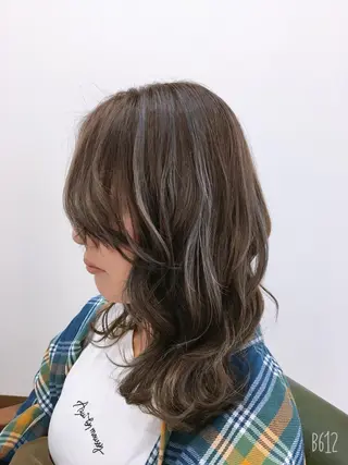ロング カラー 長塚 翔也のヘアスタイル
