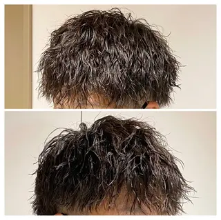 ショート パーマ 髪質改善推し 巽のヘアスタイル