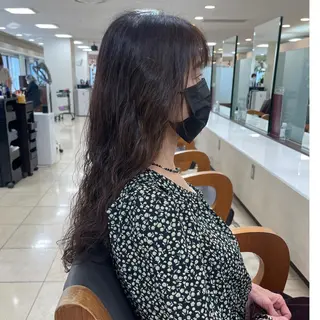 ロング パーマ 渋谷 りなのヘアスタイル