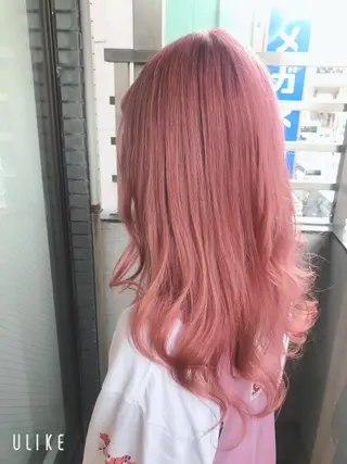 ロング カラー 岩谷/ブリーチ 🪽透明感カラーのヘアスタイル