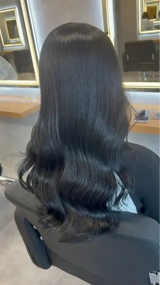 ロング カラー パーマ ヘアアレンジ メンズ 🤍透明感カラー🤍 似合わせ🤍AINEのヘアスタイル