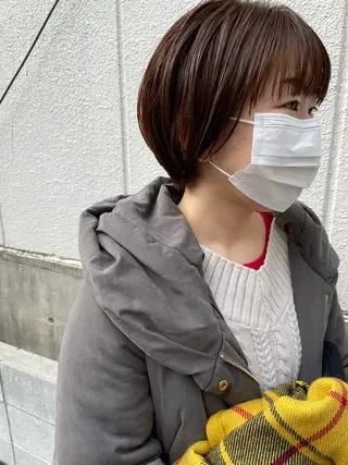 ショート さの あやねのヘアスタイル