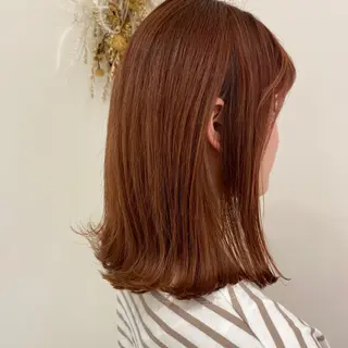ミディアム カラー 【髪質改善】 梅田　聡のヘアスタイル