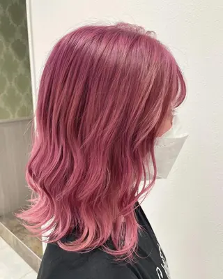 ミディアム GOAT_茅ヶ崎 キシ サクラのヘアスタイル
