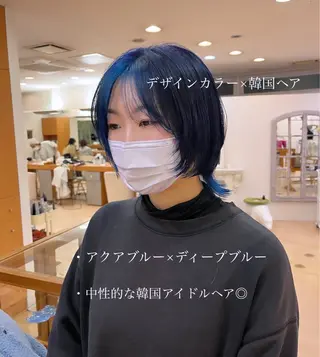 ショート カラー 💠つたふうか/ 韓国/メンズヘア💠のヘアスタイル