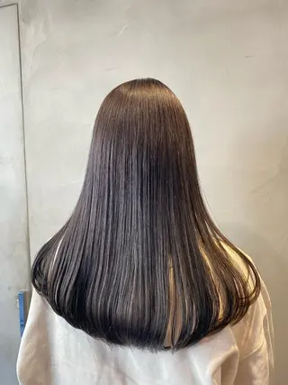 ロング カラー 艶髪/ダークトーン 🩶丸山日向のヘアスタイル