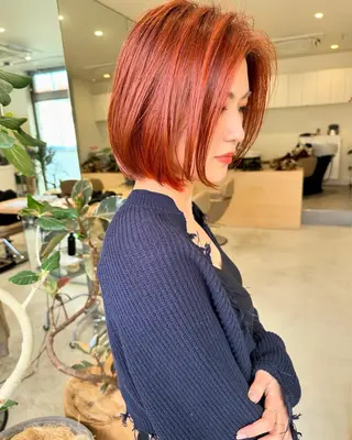 カラー 榊 桜のヘアスタイル