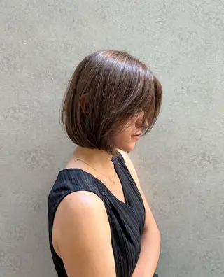 ミディアム 【ボブ限定✂︎】髪質 改善艶ボブ￤RICOのヘアスタイル