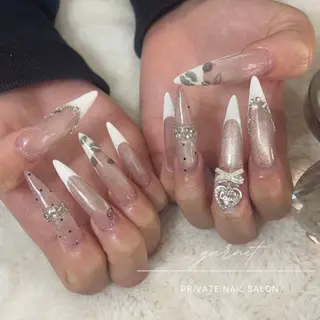 ロング Garnet nailのネイルデザイン
