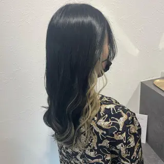 ロング カラー shiho .のヘアスタイル
