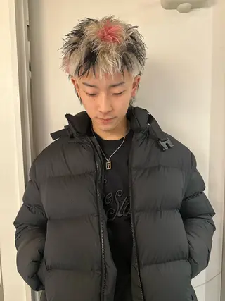 カラー メンズ そーた /のヘアスタイル