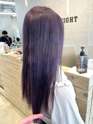 ロング カラー ハイトーン×レイヤー ／遠藤将太のヘアスタイル