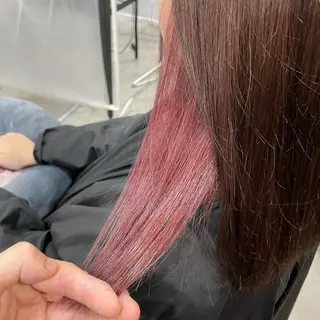 ミディアム カラー パーマ ヘアアレンジ メンズ キッズ ネイル マツエク・マツパ 切りっぱなしヘアボブ ミディアムヘアRYOのヘアスタイル