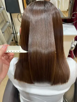 セミロング 野村 佳蓮のヘアスタイル