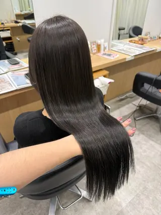 ロング カラー 巻ける髪質改善🫧ハ イライト/永田汰伊智のヘアスタイル