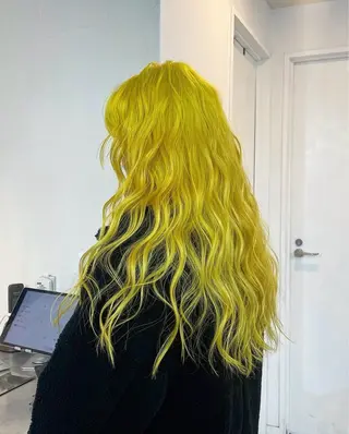 ロング カラー ヘアアレンジ 🫟ダブルカラー 小島千夏🫟のヘアスタイル