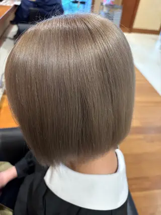 カラー ⟡.·mamiya 縮毛矯正/ヘアセットのヘアスタイル