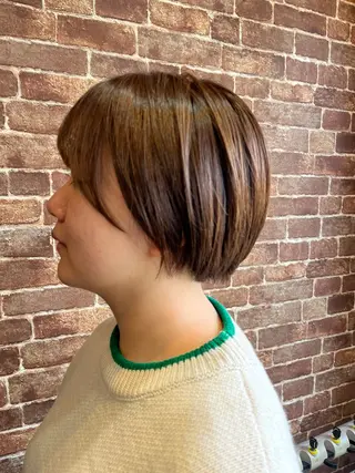 ショート カラー メンズ 久木原 ゆりのヘアスタイル