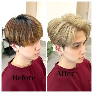 ショート 古賀 雄大のヘアスタイル
