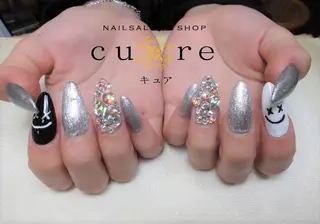 ロング ネイル ネイルサロン Cureのネイルデザイン