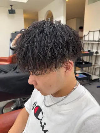 パーマ メンズ 京都駅/メンズサロン 山田司のヘアスタイル