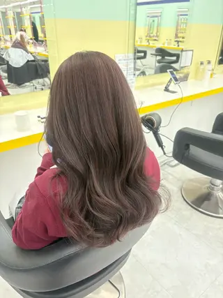 ロング カラー ベージュ×レイヤー 🤎横浜/miu🤎のヘアスタイル