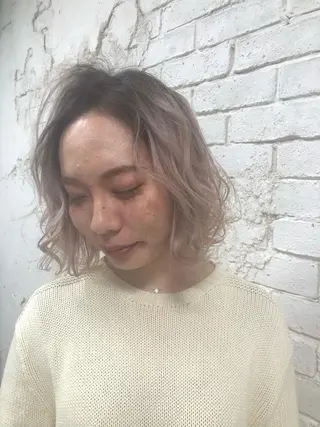 ミディアム カラー welring hair salonのヘアスタイル