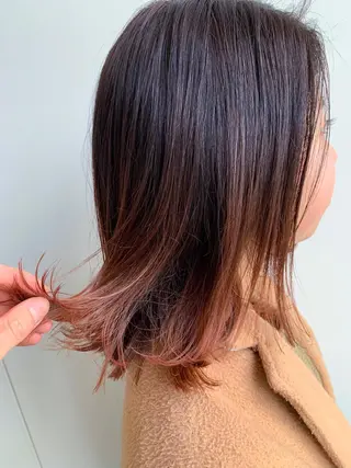 ミディアム カラー Beach 代表 KENTAのヘアスタイル