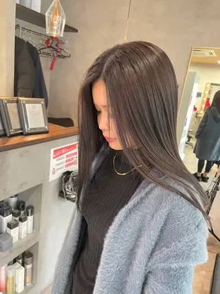 セミロング カラー RIENS aura / ayu ♡のヘアスタイル