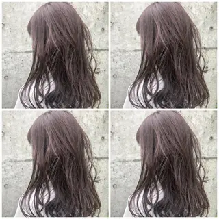 ロング カラー パーマ ヘアアレンジ メンズ キッズ ネイル マツエク・マツパ レイヤー/顔周り 韓国ヘア森田和貴のヘアスタイル