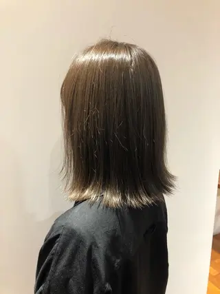 ミディアム カラー 🟩くすみカラー/ボ ブ/ショート/大司のヘアスタイル