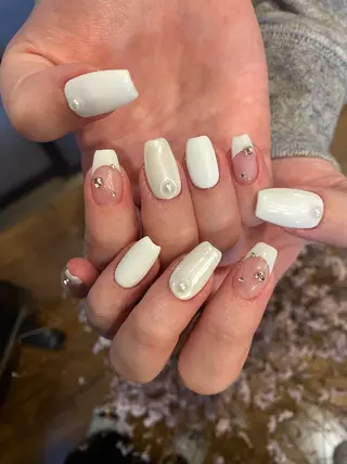 ネイル crystal ⭐︎ colorのネイルデザイン