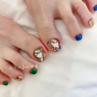 ショート ネイルJaol 池袋のネイルデザイン