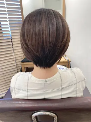 ショート カラー ハイライト⭐️上野 高広のヘアスタイル