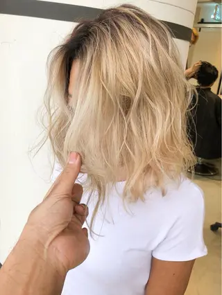 ミディアム カラー welring hair salonのヘアスタイル